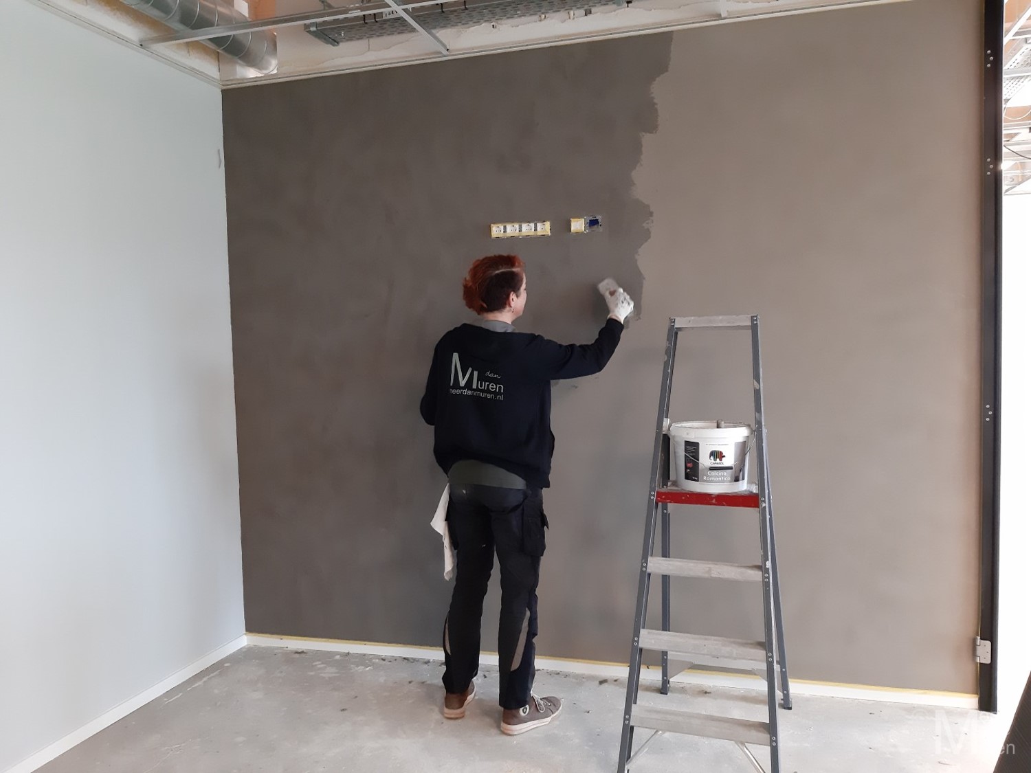 betonlook wandafwerking