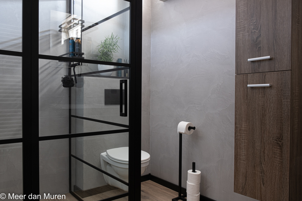 Wandafwerking badkamer