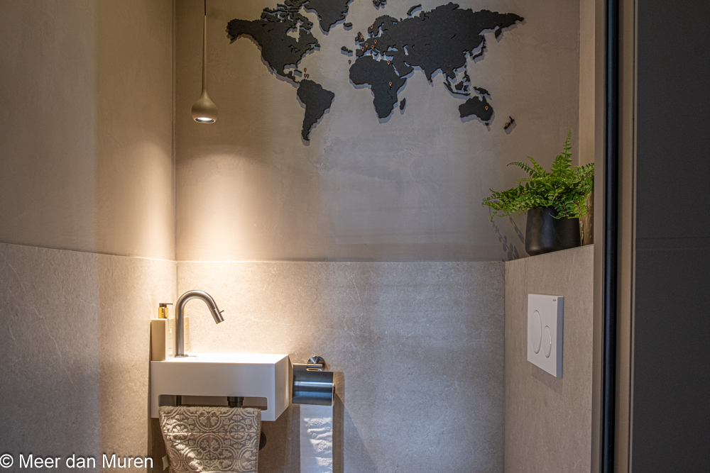 Luxe spa gevoel toilet basebeton betoncire betonlook