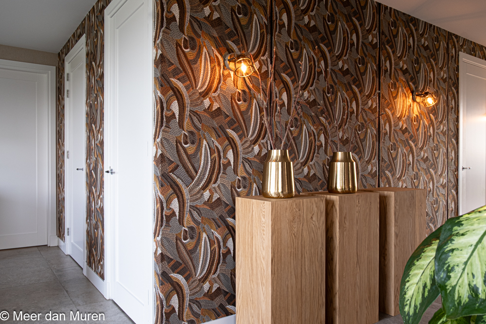 Meer dan Muren botanisch behang arte