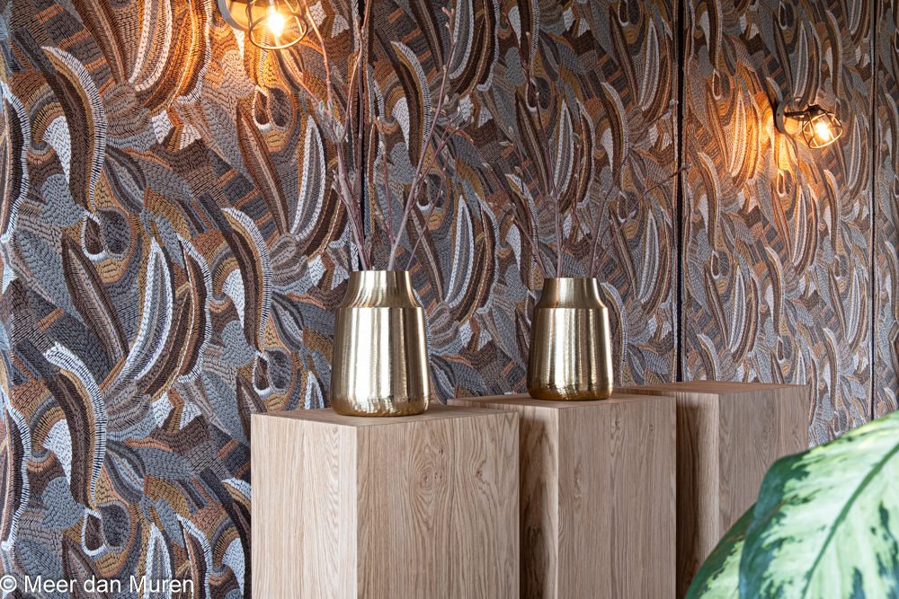 Meer dan Muren botanisch behang arte